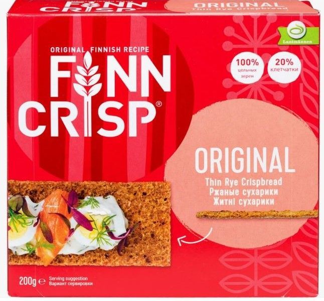 Хлебцы ржаные Finn Crisp Original, 200 г,