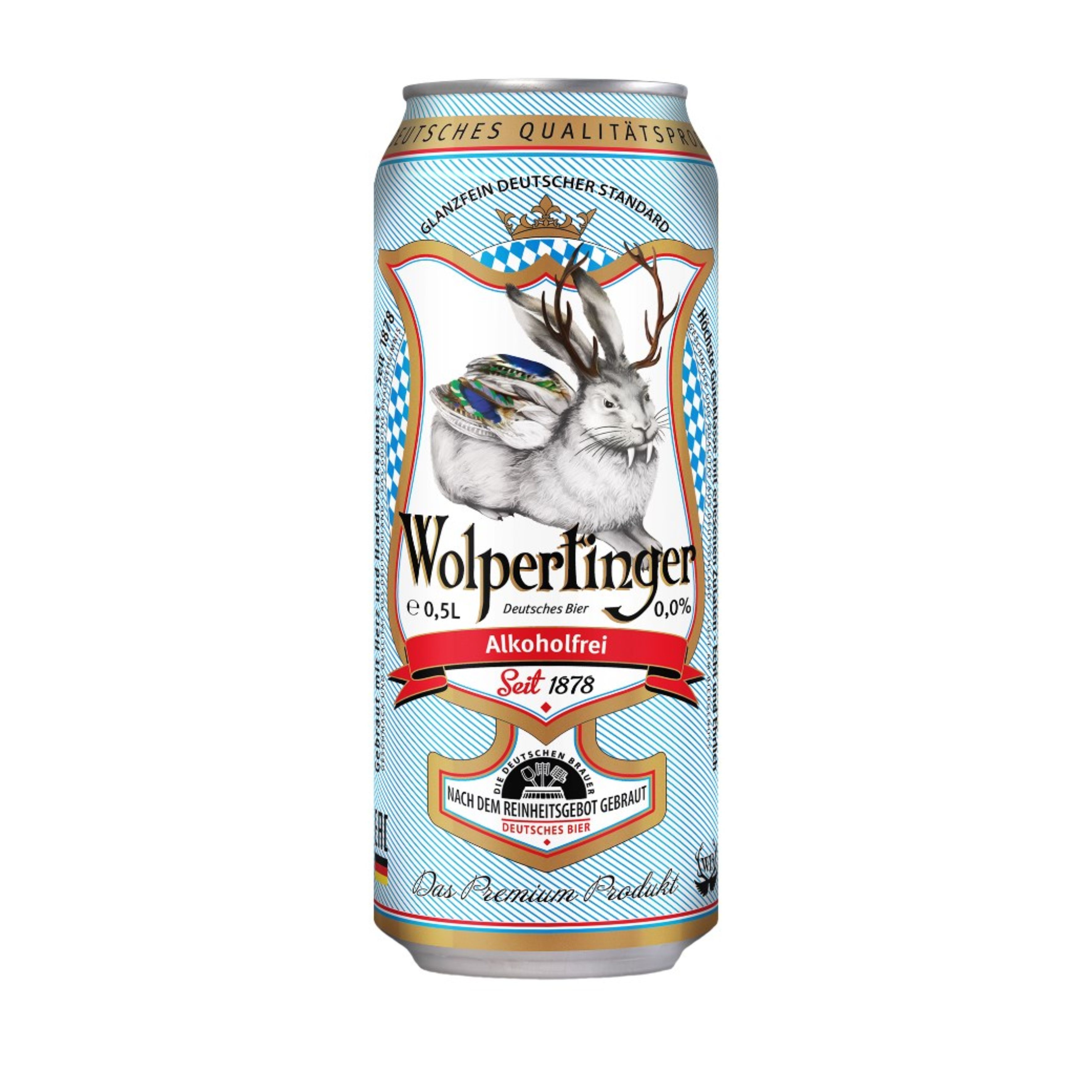 Пиво Wolpertinger безалкогольное, 0.5л, 24 штуки