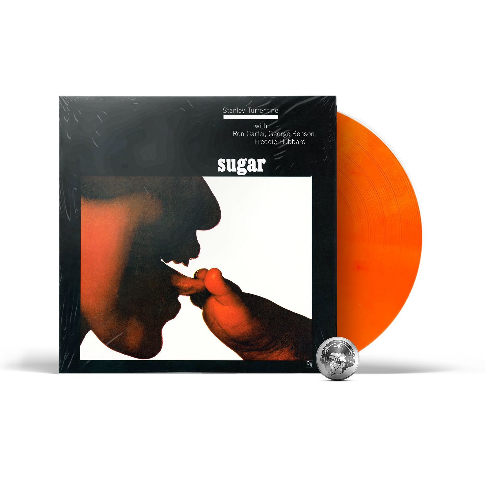 Виниловая пластинка Stanley Turrentine - Sugar (coloured) (1LP) 2024 Music On Vinyl Translucent Orange Marbled Gatefold Limited Edition