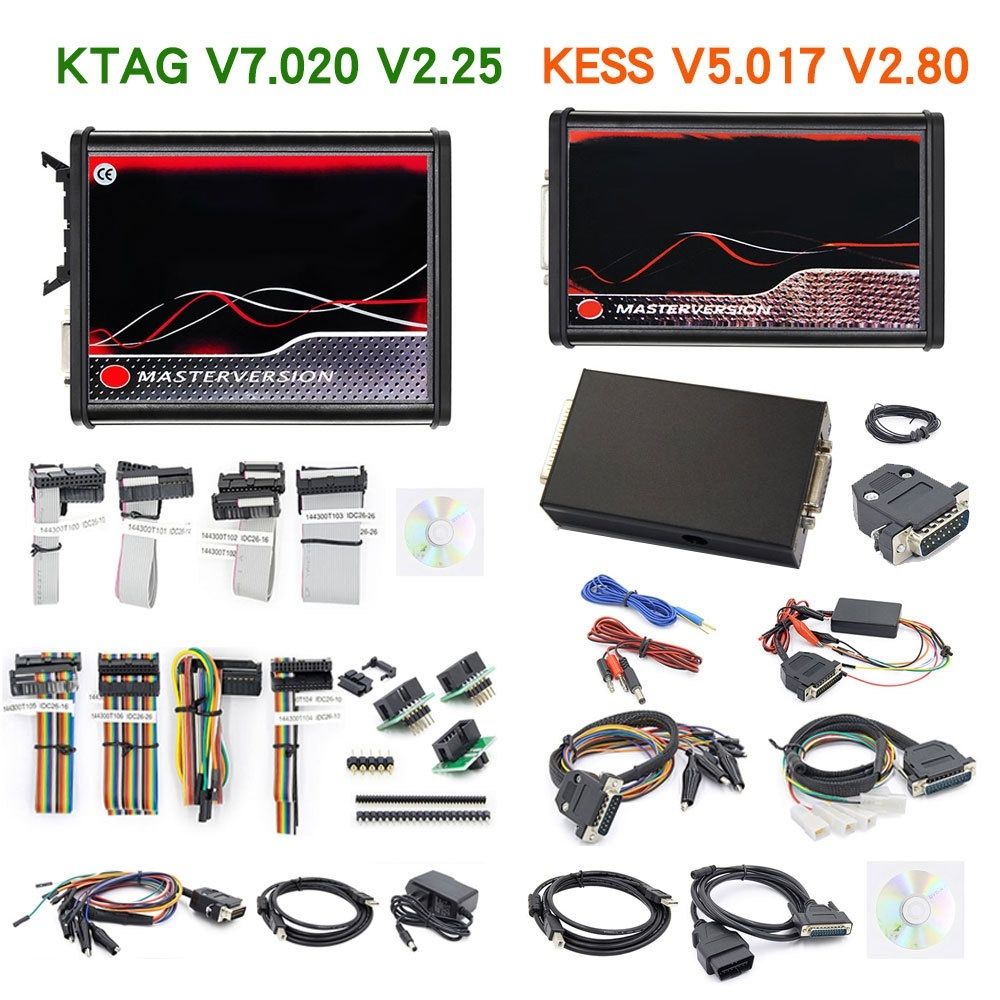 KESS V5.017 V2.8 KTAG V7.020 V2.25 2в1 K-Suite красная печатная плата Европейская версия