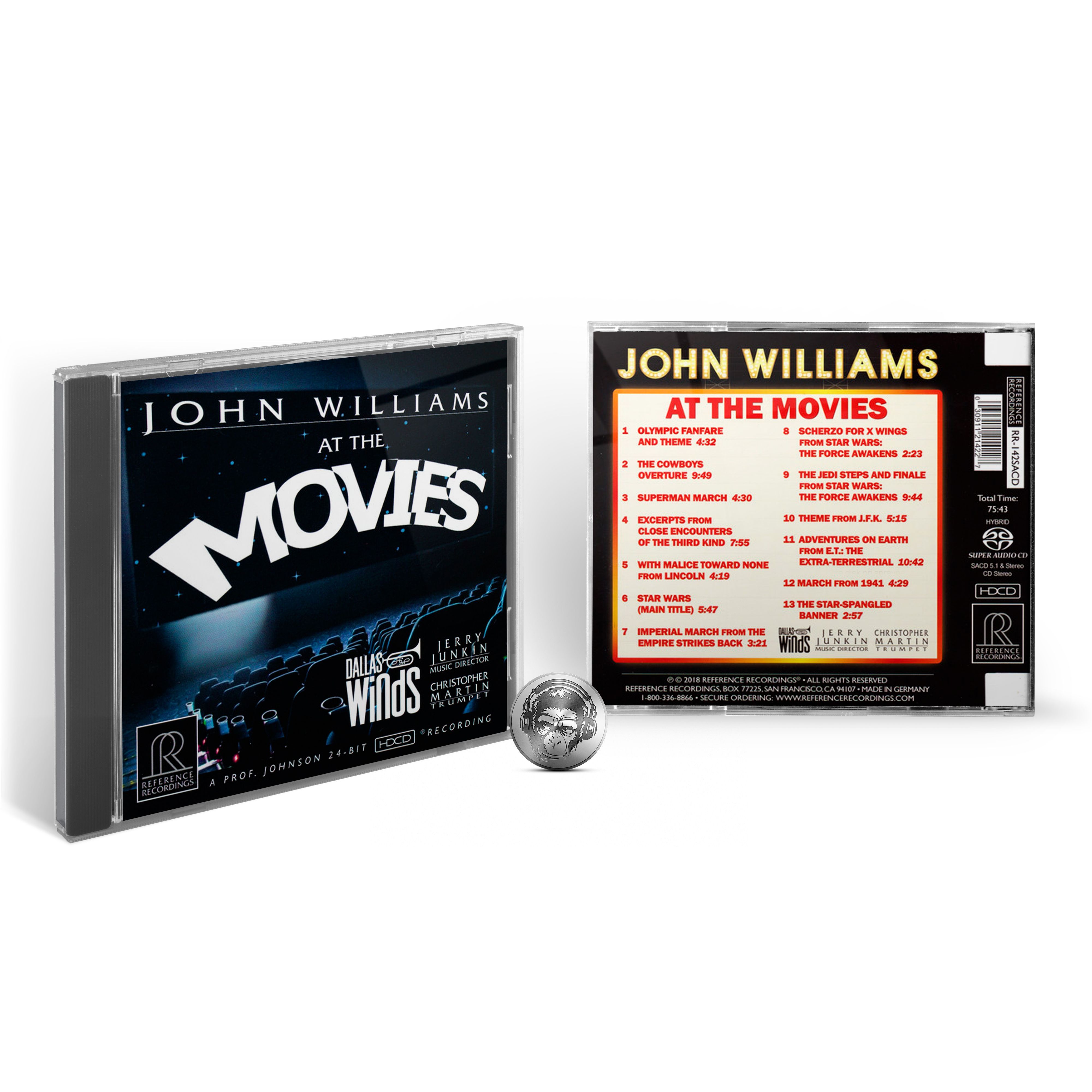 Музыкальный диск OST - John Williams At The Movies (1SACD) 2018 Reference Jewel