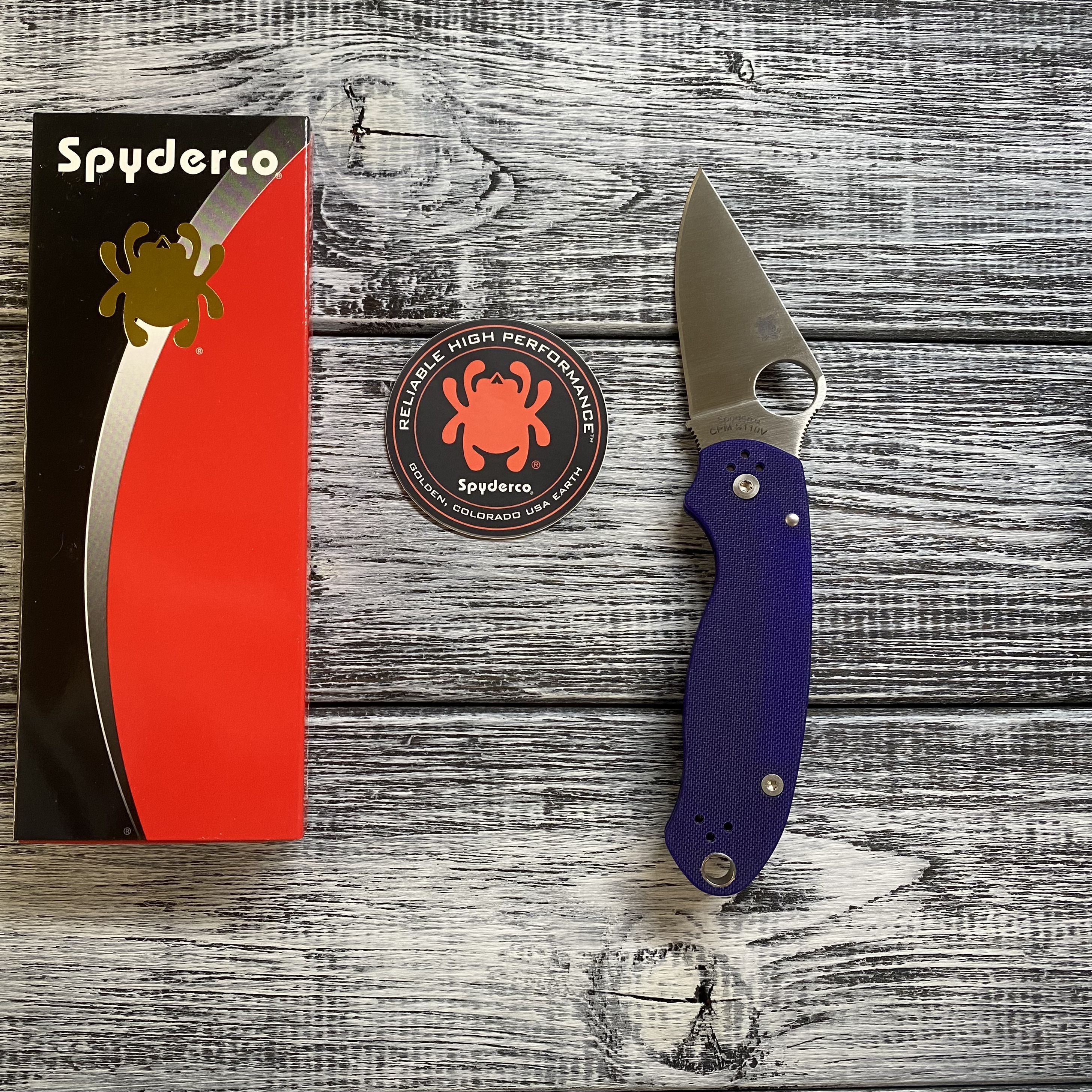 Нож Spyderco Para 3 C223GPDBL CPM S110V