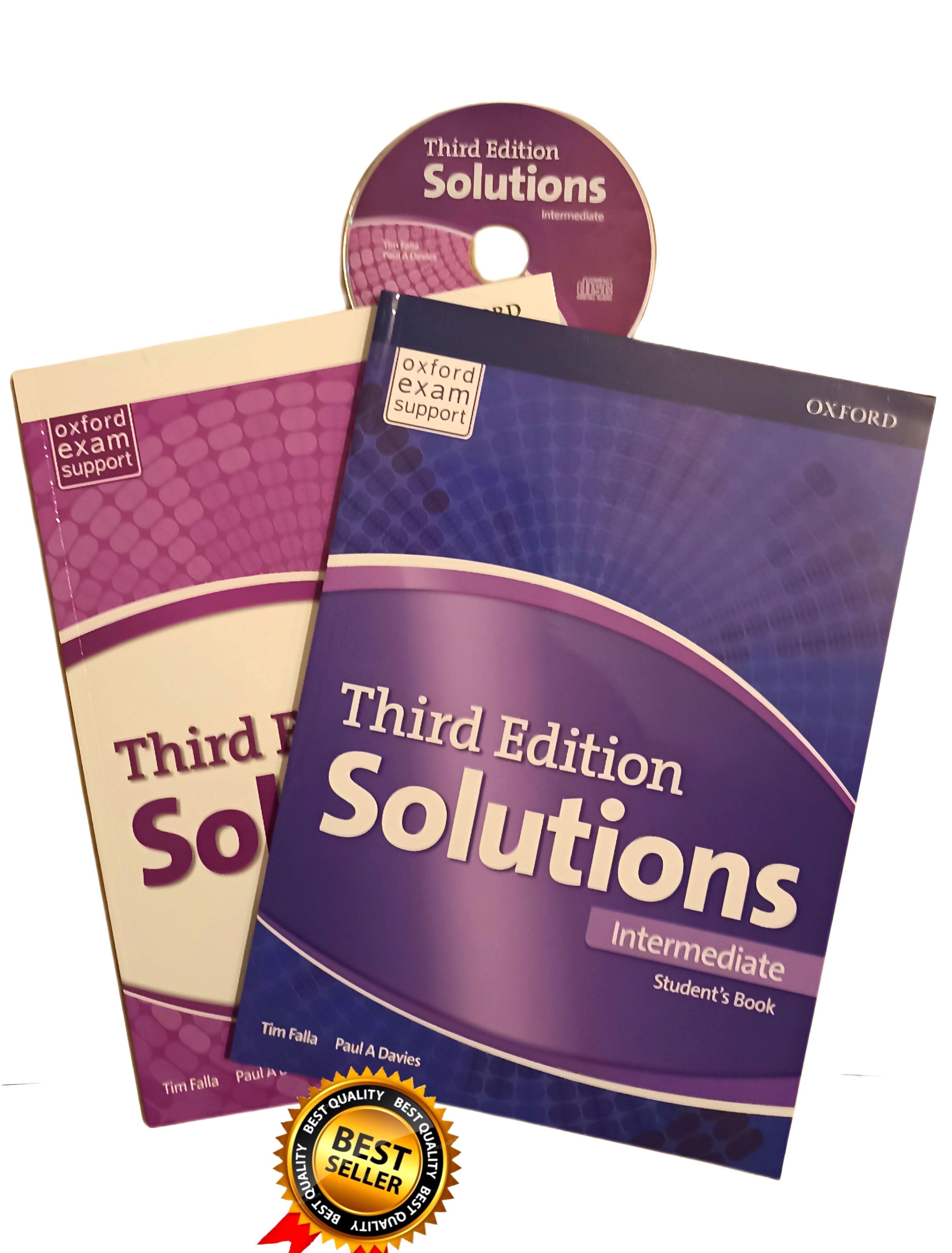 Solutions Intermediate Third Edition: Student's Book + Workbook + CD/DVD