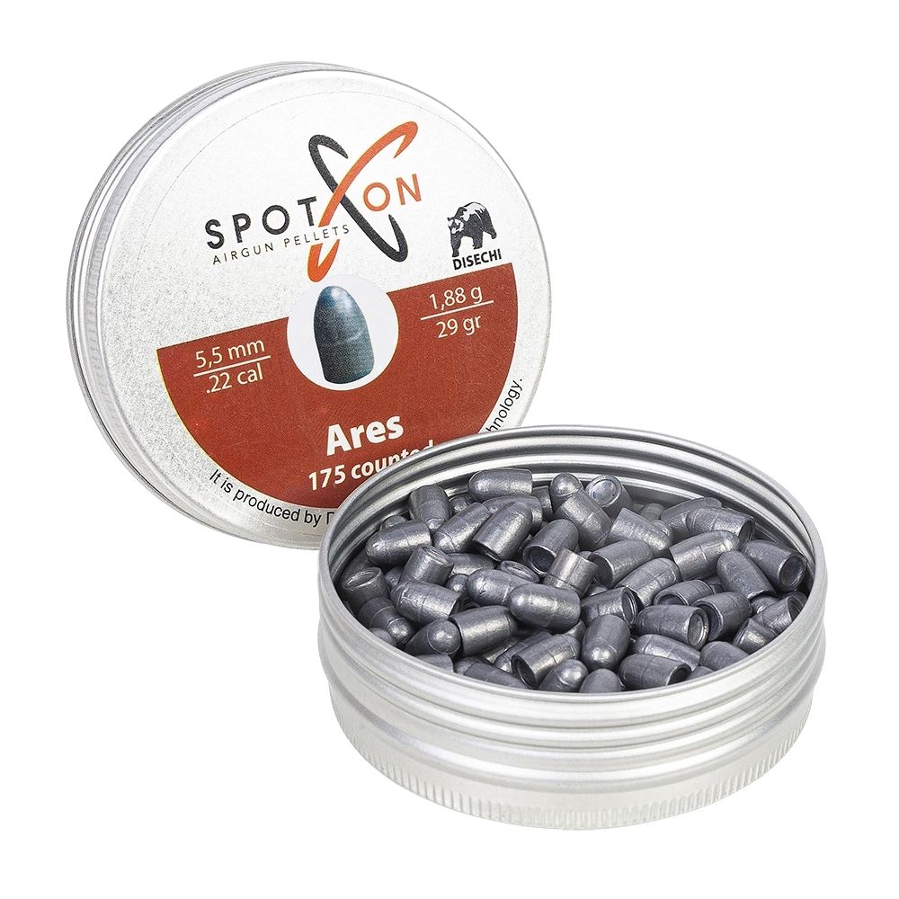Пуля пневм. SPOTON Ares 5,5 мм, 1,88 гр. (175 шт), 00247101