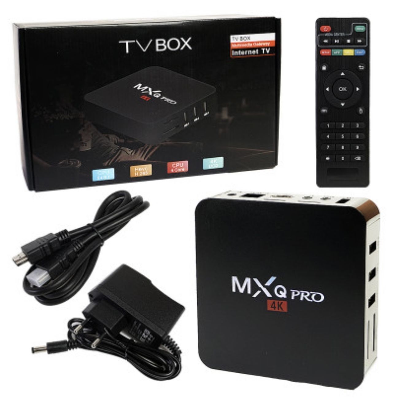 ТВ-ресивер Цифровая приставка TV BOX MXQ PRO 4K 5G_1629060575-jg45 , черный