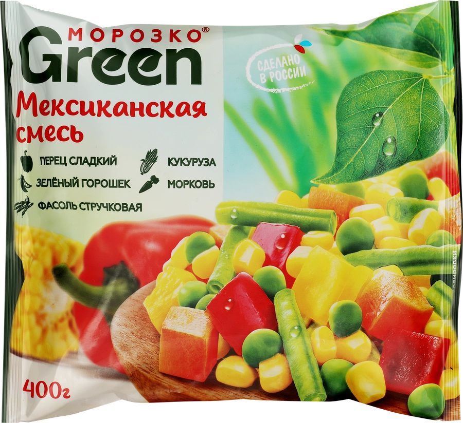 Смесь овощная МОРОЗКО Green Мексиканская, 400г - 5 шт.