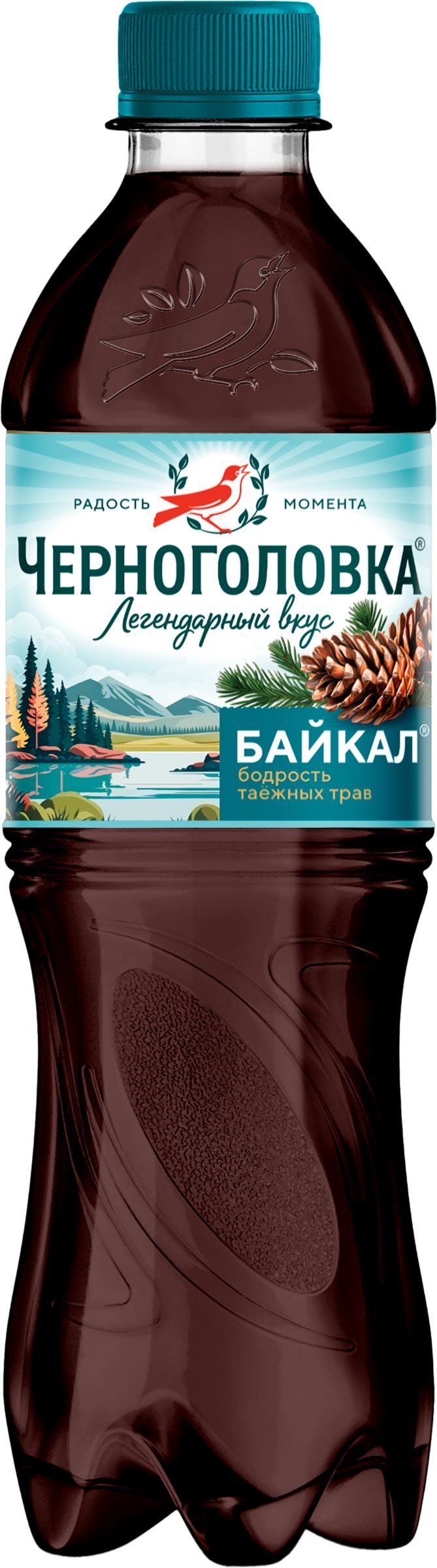 Напиток безалкогольный ЧЕРНОГОЛОВКА Байкал сильногазированный ПЭТ, 0.5L