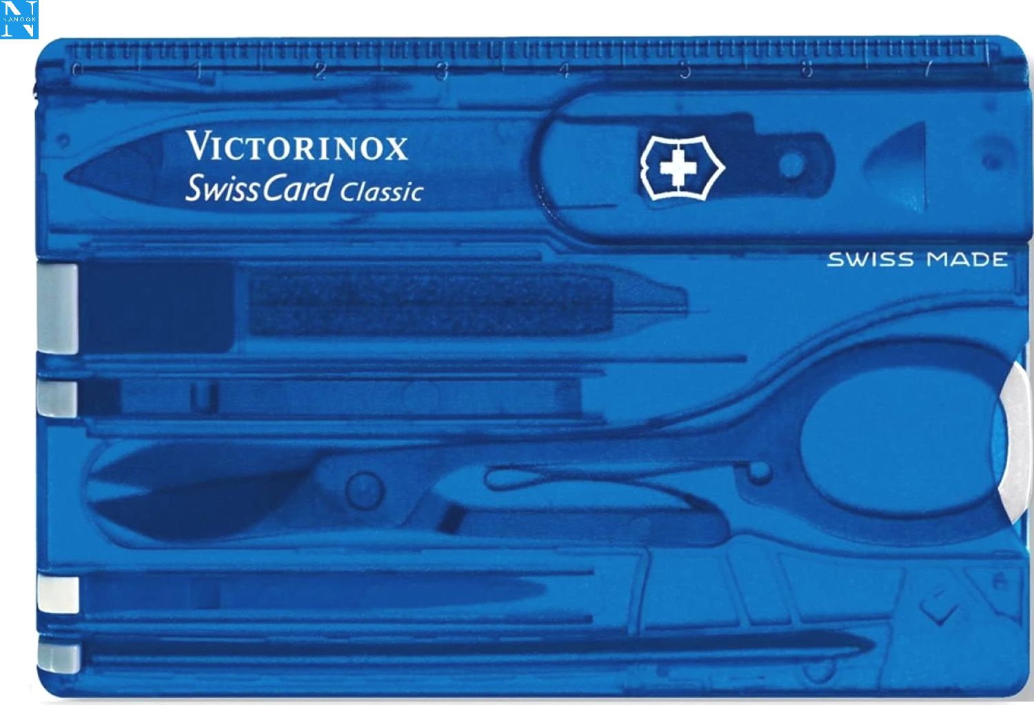 Швейцарская карточка VICTORINOX SwissCard Sapphire, синяя 0.7122.T2