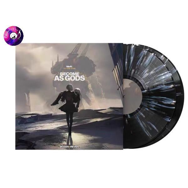 ЦветнойвинилNieR:BecomeAsGodsOST2LP+буклет(LimitedUSAEditionOf2000)NierAutomata,саундтрек,виниловаяпластинка