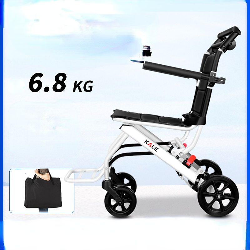 Небольшие складные инвалидные коляски, переносные тележки для престарелых и инвалидов