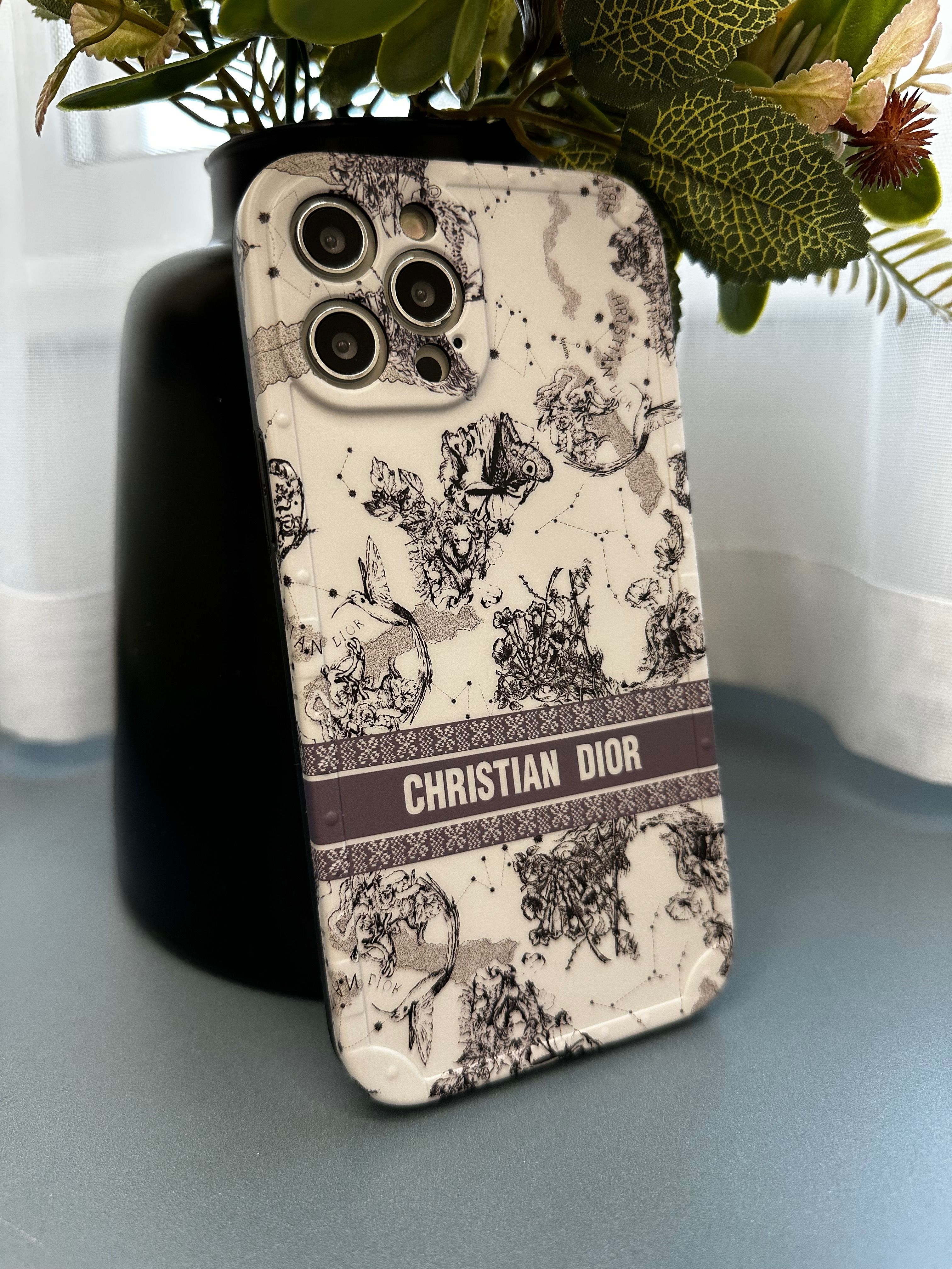 極美品 Christian Dior スマホケース iphone12/12pro Dior - Lady Dior iPhone 12 Pro Max Horizontal Cover with