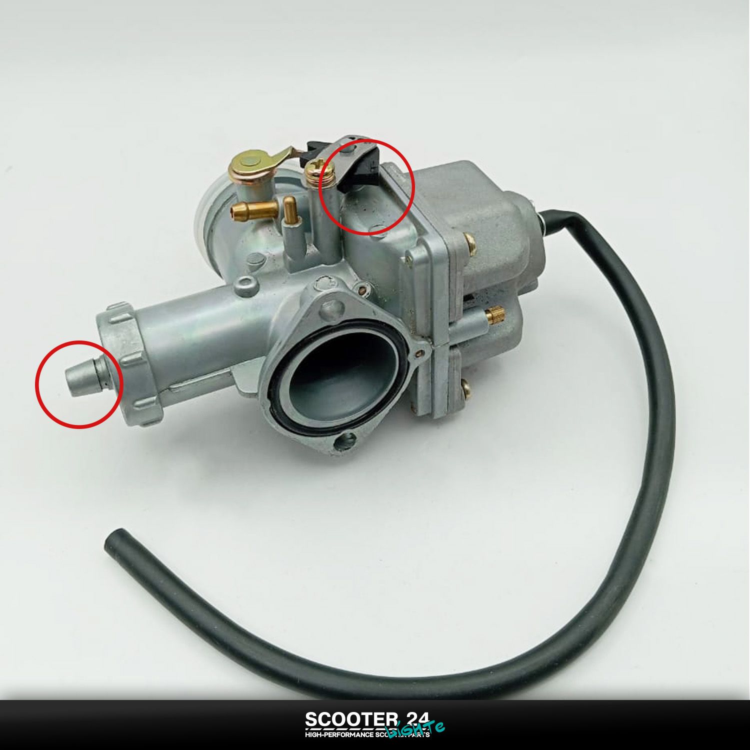 Карбюратор на мотоцикл 200-250 кубов PZ30 / эндуро Ирбис ТТР 250 (ручной дроссель) (Б /У)