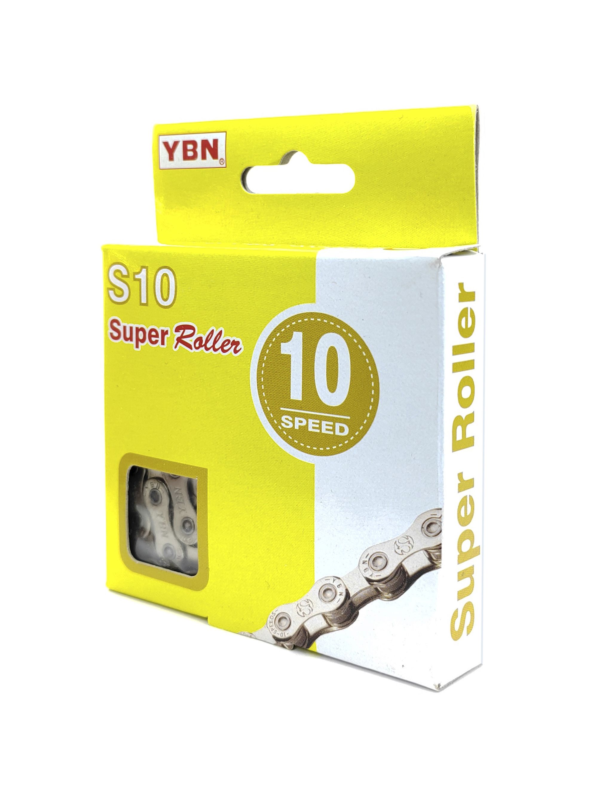 YBN Цепь для велосипеда S10-RB, 1/2"x11/128", 116 звеньев, 10 скоростей, замок цепи — Товары для велоспорта — фото 5