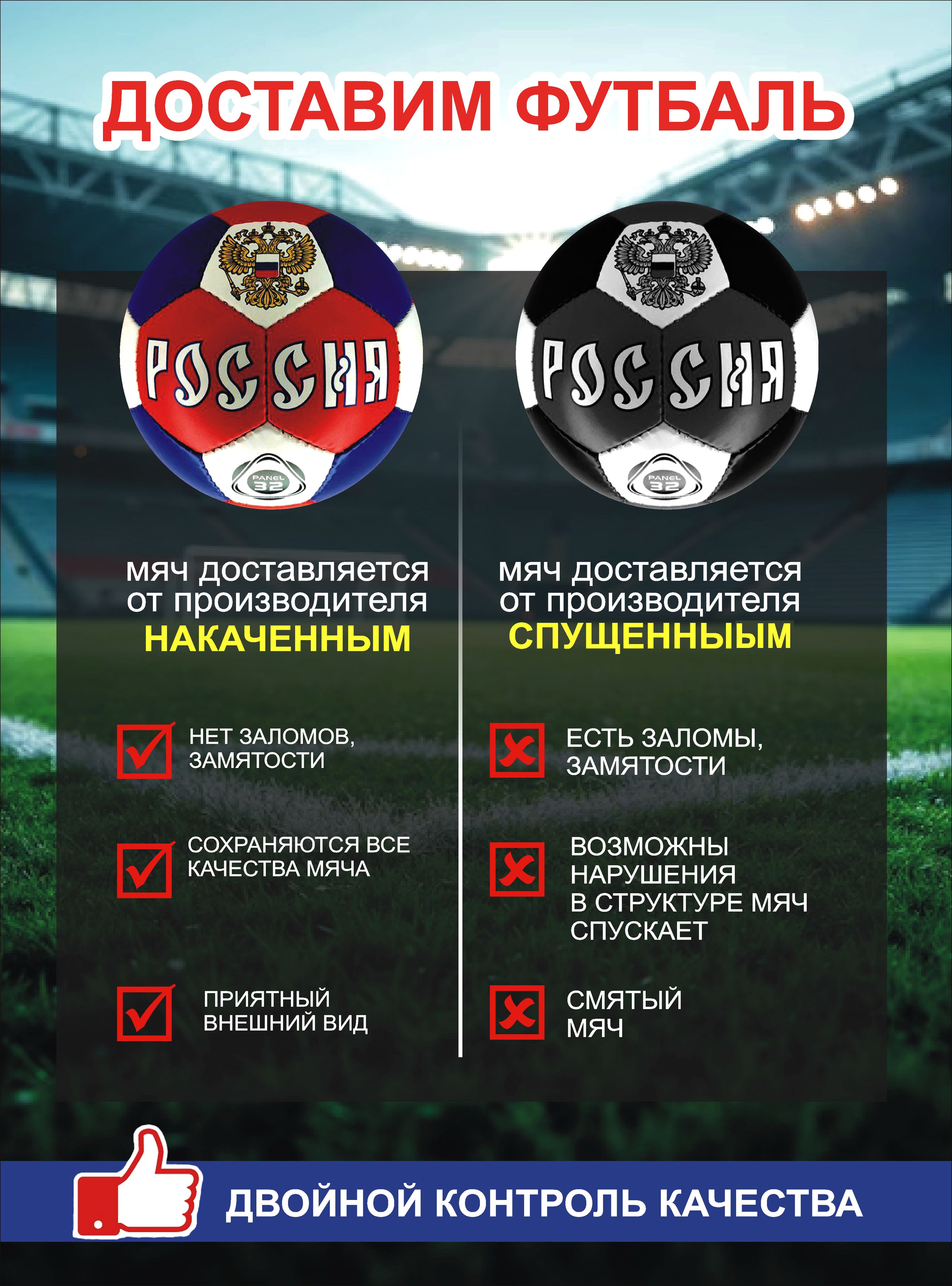 Мяч футбольный, 5 размер,. ручная сшивка,4 подслоя, 32 панели (Вес 420-470г).Пакистан. - фото 5