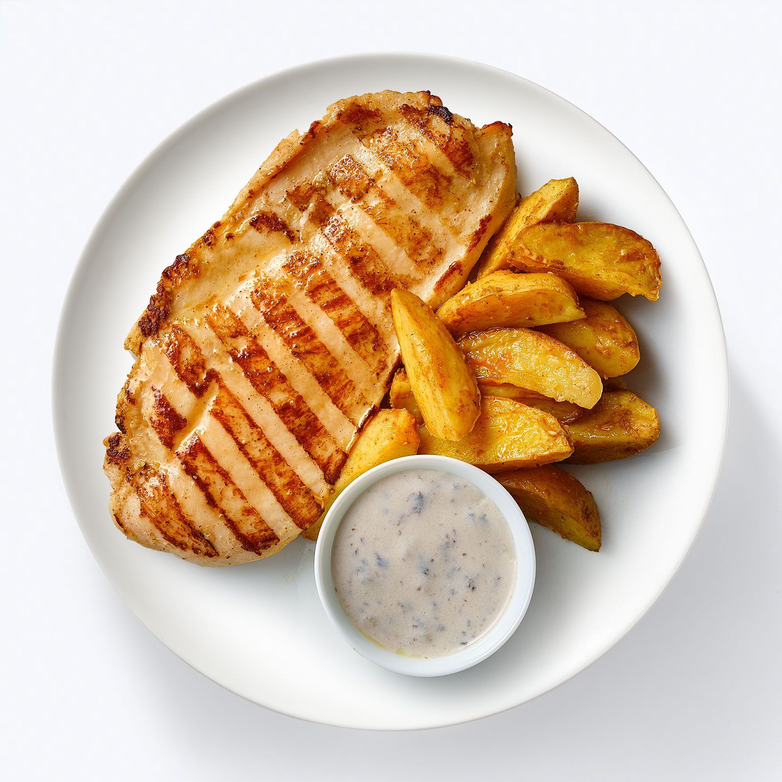 КуринаягрудкаГрильскартофелемисоусом220г,CookChart