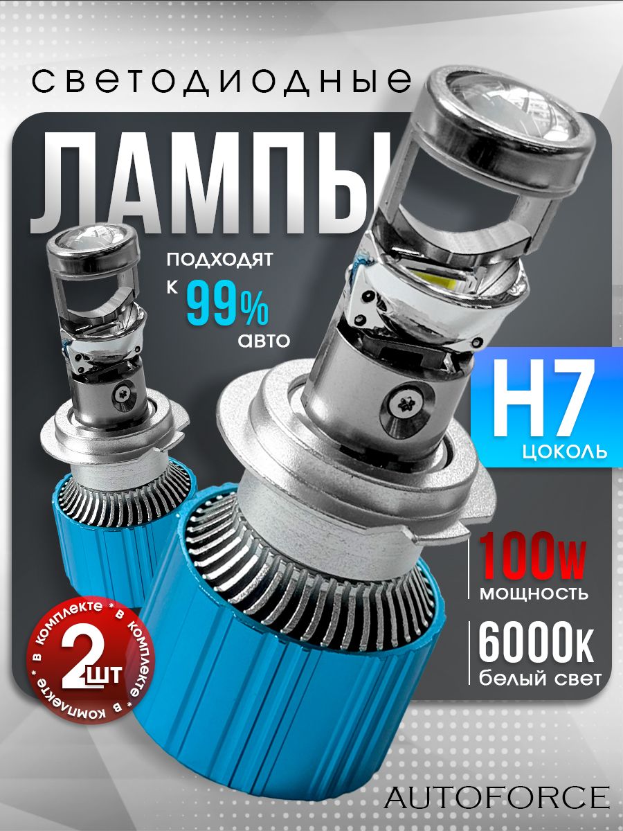 ЛампыH7ledминилинзысветодиодныеled