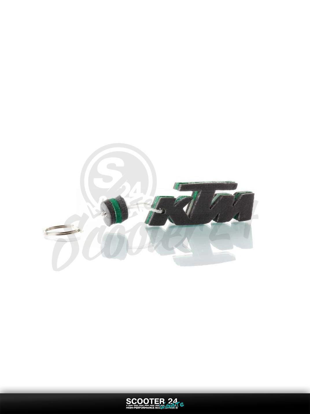 Брелок KTM "SALO" (каучук, зеленый) на мотоцикл мопед и скутер / эндуро / питбайк