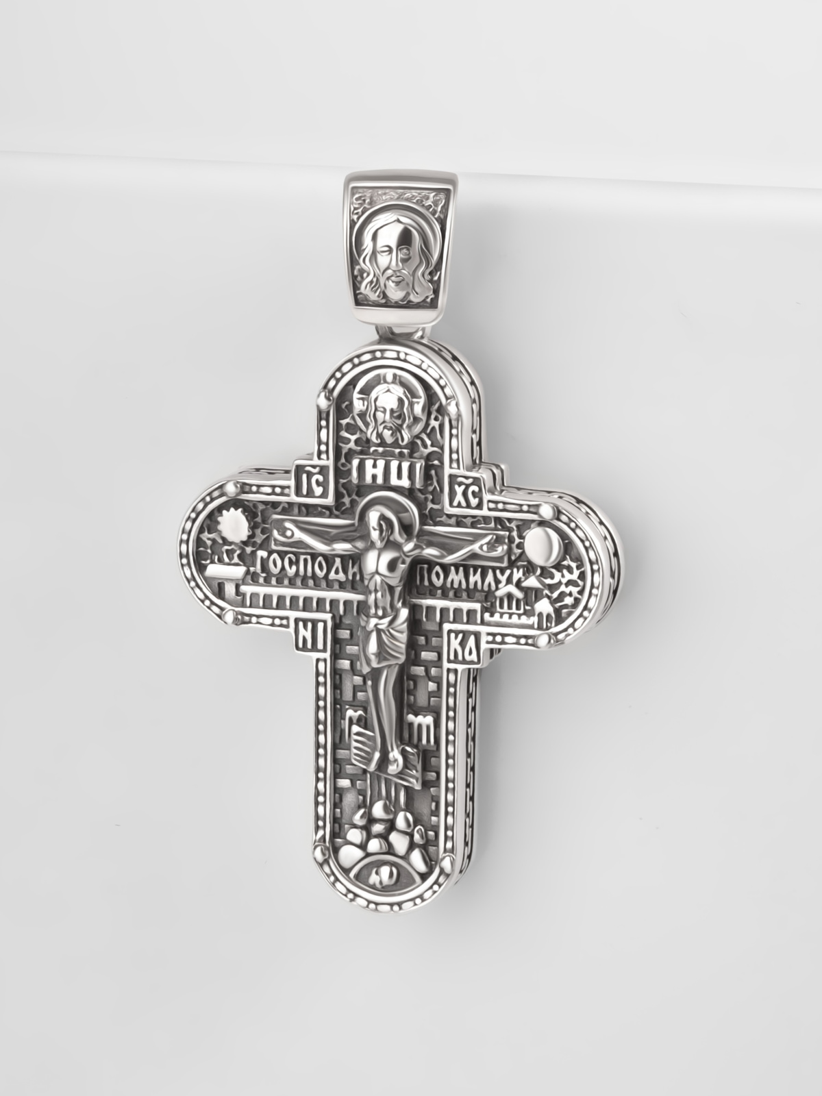 Крестик серебро 925 православный