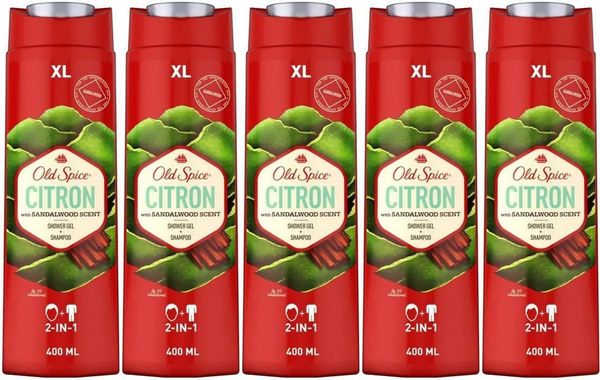 Шампунь ОЛД СПАЙС citron 2в1, 400 мл х 5 шт. купить на OZON по низкой ...