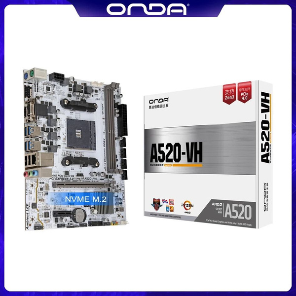 Материнская плата ONDA A520-VH-W AMD AM4 3600 купить по низкой цене с ...