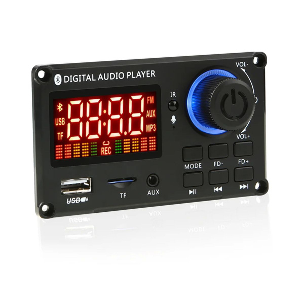 Усилитель 50 Вт DIY MP3 Декодер Плата Bluetooth 5.0 DC 8-24 В ...
