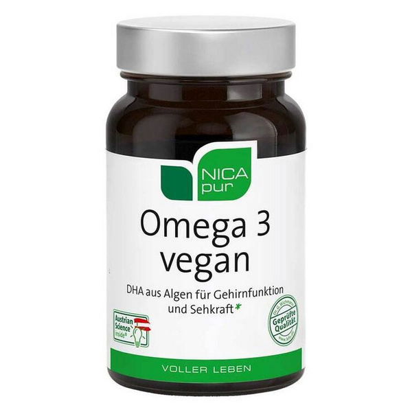 Nicapur Omega 3 веганские капсулы, 30 капсул - купить с доставкой по ...