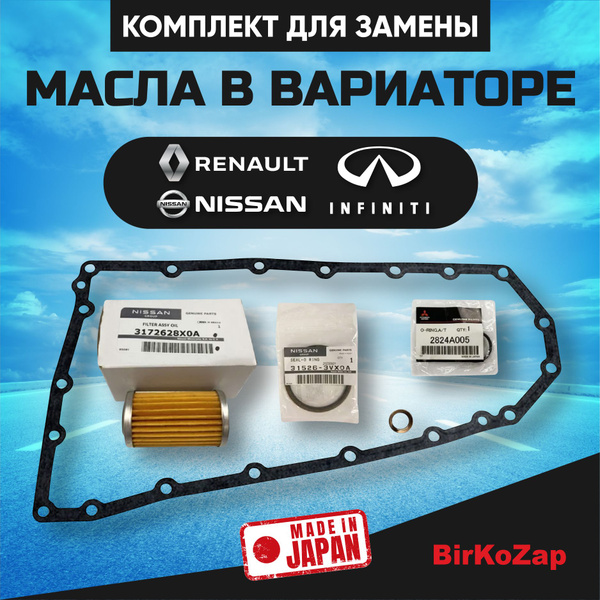 Фильтр вариатора + прокладки на Nissan X-trail T32, Qashqai J11, Murano ...