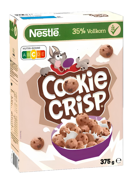 Nestle Cookie Crisp, готовый завтрак Нестле печенье с шоколадной ...