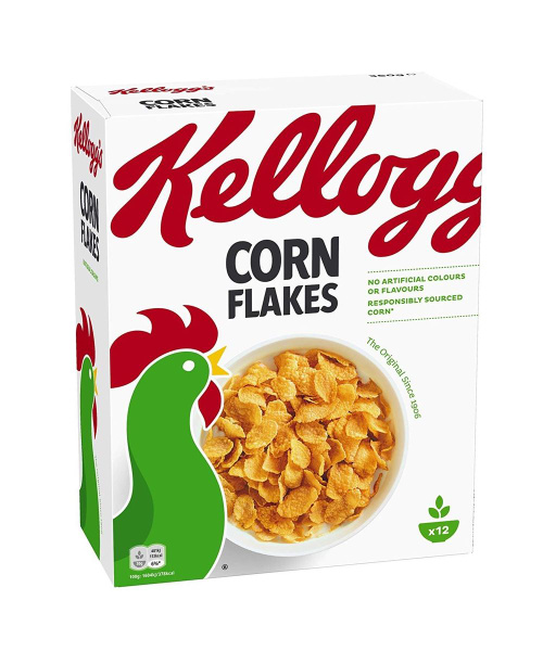 Хлопья Kellogg's Corn Flakes кукурузные, 375 г - купить с доставкой по ...