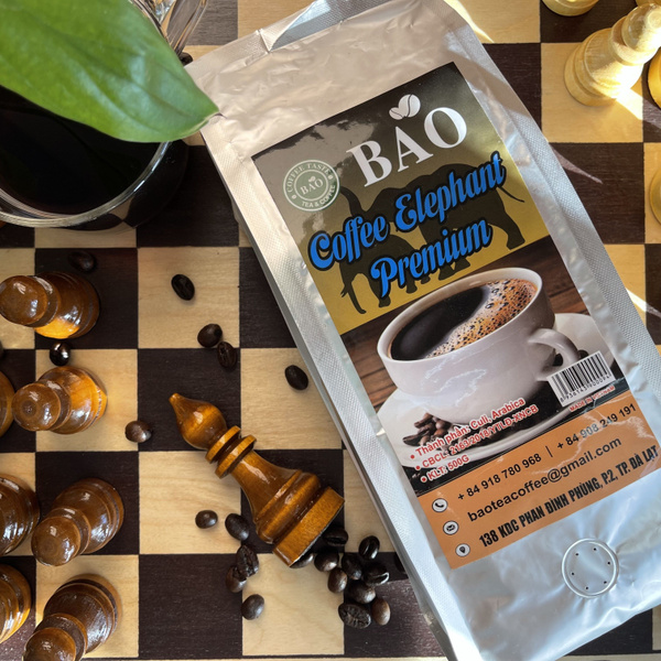 Кофе в зернах вьетнамский Слон Премиум (Black Ivory) BAO, Арабика Кули ...
