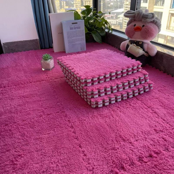 Лоскутный плюшевый ковер/утолщенный поролоновый детский коврик для ...