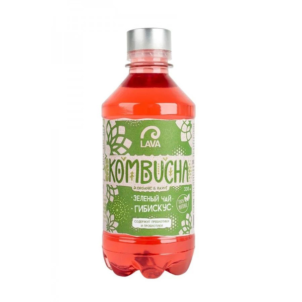 Комбуча LAVA SUPERFOOD Зеленый чай, Гибискус ПЭТ 330мл - купить с ...