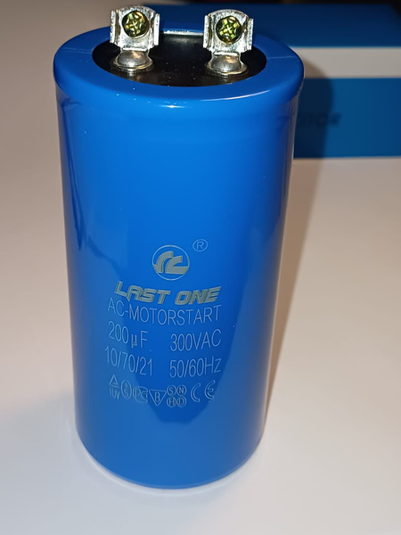 Конденсатор пусковой СВВ60 200 мкф 300 вольт клеммы винт М3 - купить с ...