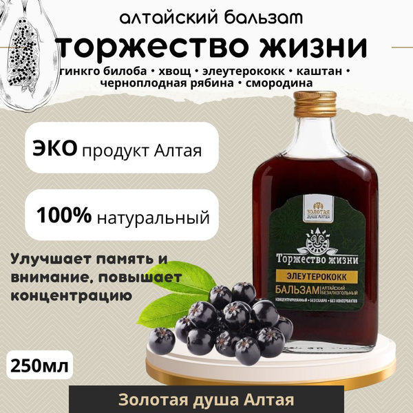 Алтайский бальзам для улучшения памяти и внимания на травах "Торжество ...