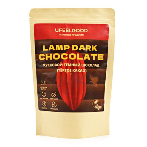 Шоколад темный кусковой UfeelGood, 200г - купить с доставкой по ...