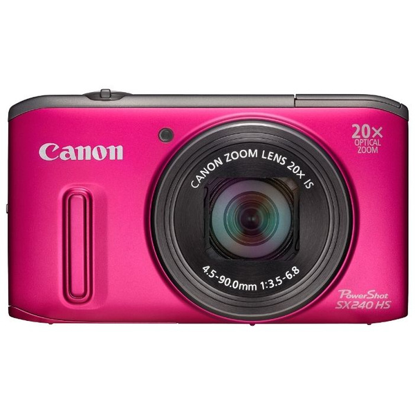 Компактный фотоаппарат Canon PowerShot SX240 HS Pink, розовый - купить ...