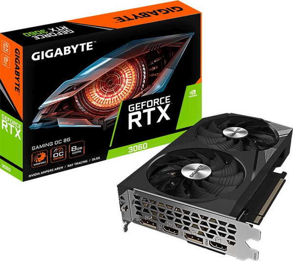 Видеокарта Gigabyte GeForce RTX 3060, 8 ГБ PCI Express 4.0 HDMI ...