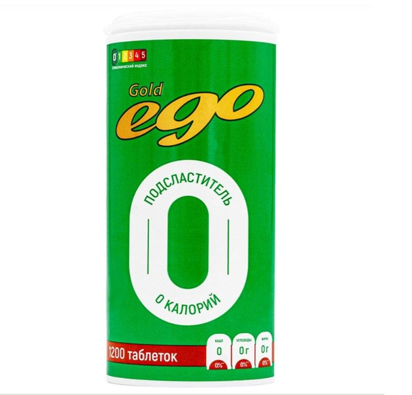 Подсластитель Ego Gold 1200 таблеток / сахарозаменитель - купить с ...