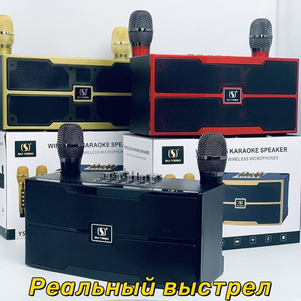 караоке система для дома с двумя микрофонами - купить с доставкой по ...