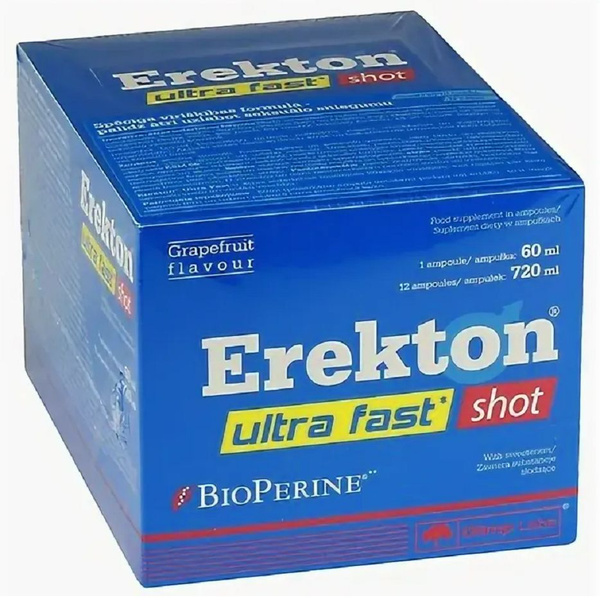 Тестостероновый бустер ERECTON Ultra Fast Shot - купить с доставкой по ...
