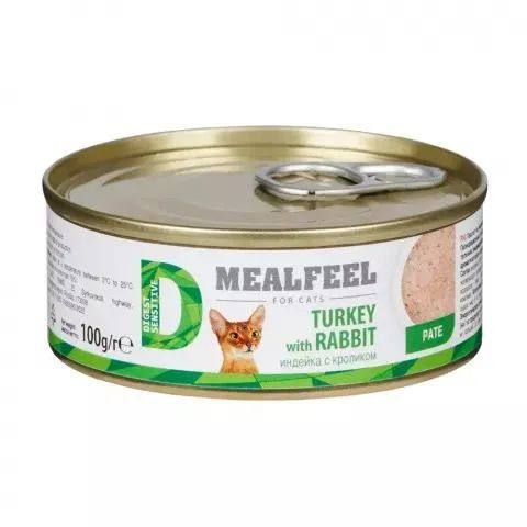 Mealfeel Digest sensitive Влажный корм (консервы) для взрослых кошек с ...