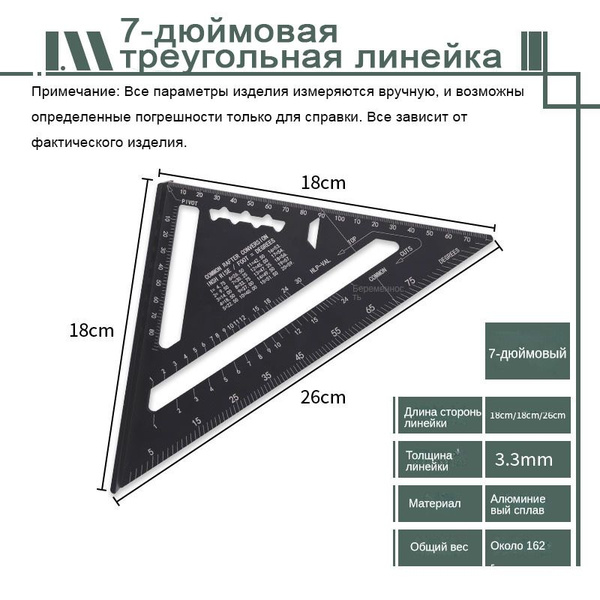 Рейсмус разметочный Астро Авангард 260мм х 185мм, Металл - купить по ...
