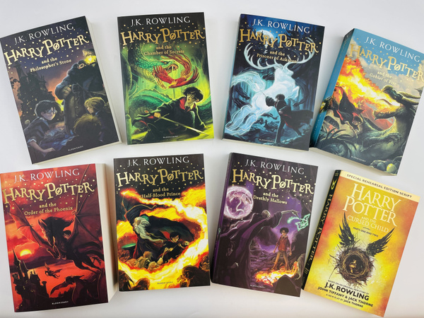 Harry Potter Set 8 book without box: The Complete Collection Paperback ...