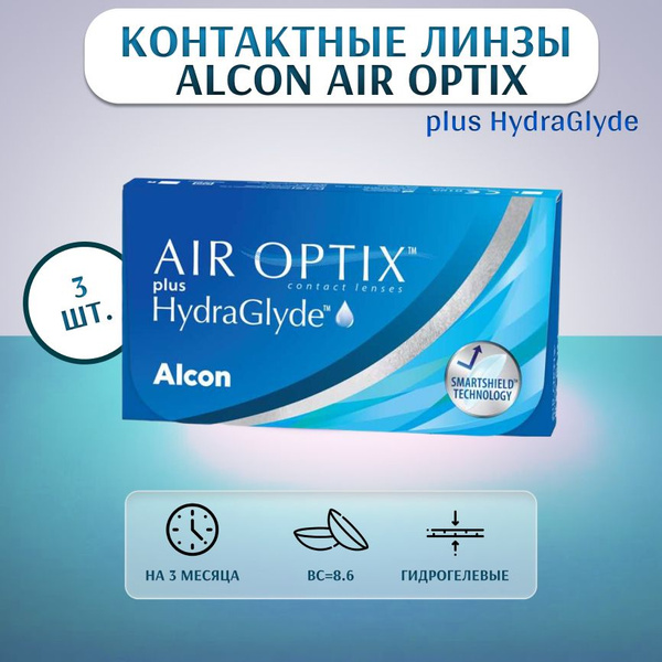 Alcon Контактные линзы, -3.50, 8.6, 1 месяц - купить с доставкой по ...