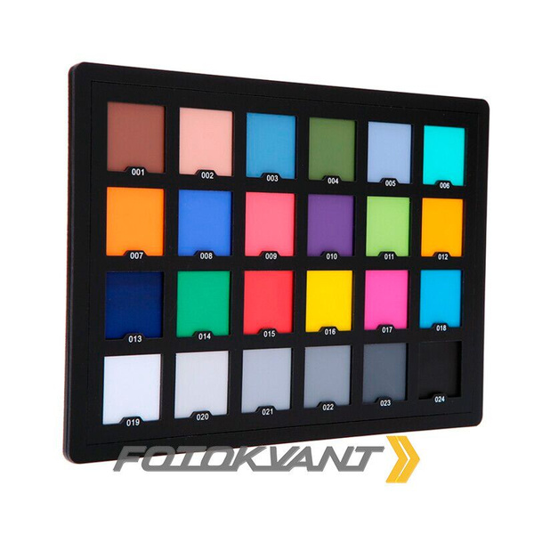 Fotokvant FM-02 шкала для профессиональной цветокоррекции 24 оттенка ...