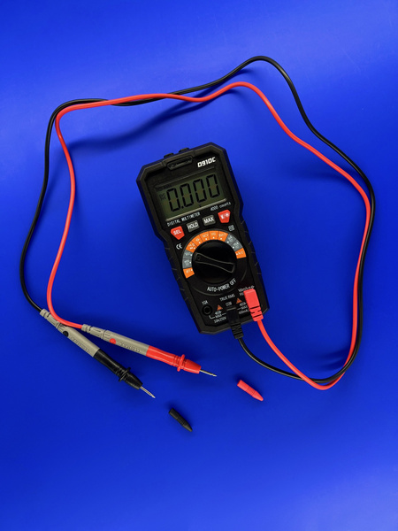 Мультиметр цифровой D910C, тестер портативный с функцией прозвонки цепи ...