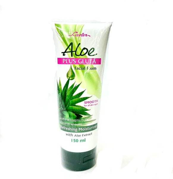 Cavier, Пенка Увлажняющая "Алоэ Вера и Глутатион" - Aloe Vera Plus ...