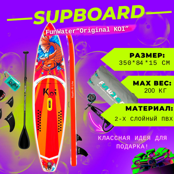 Funwater SUP-доска84 см - купить с доставкой по выгодным ценам в ...