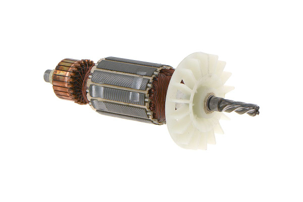 Ротор (Якорь) (L-153 мм, D-35 мм, 4 зуба, наклон влево) для дрели ...