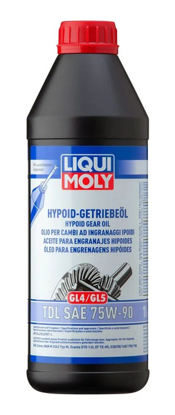 Масло трансмисионное Liqui Moly Hypoid-Getriebeoil TDL 75W-90 GL4/GL5 ...